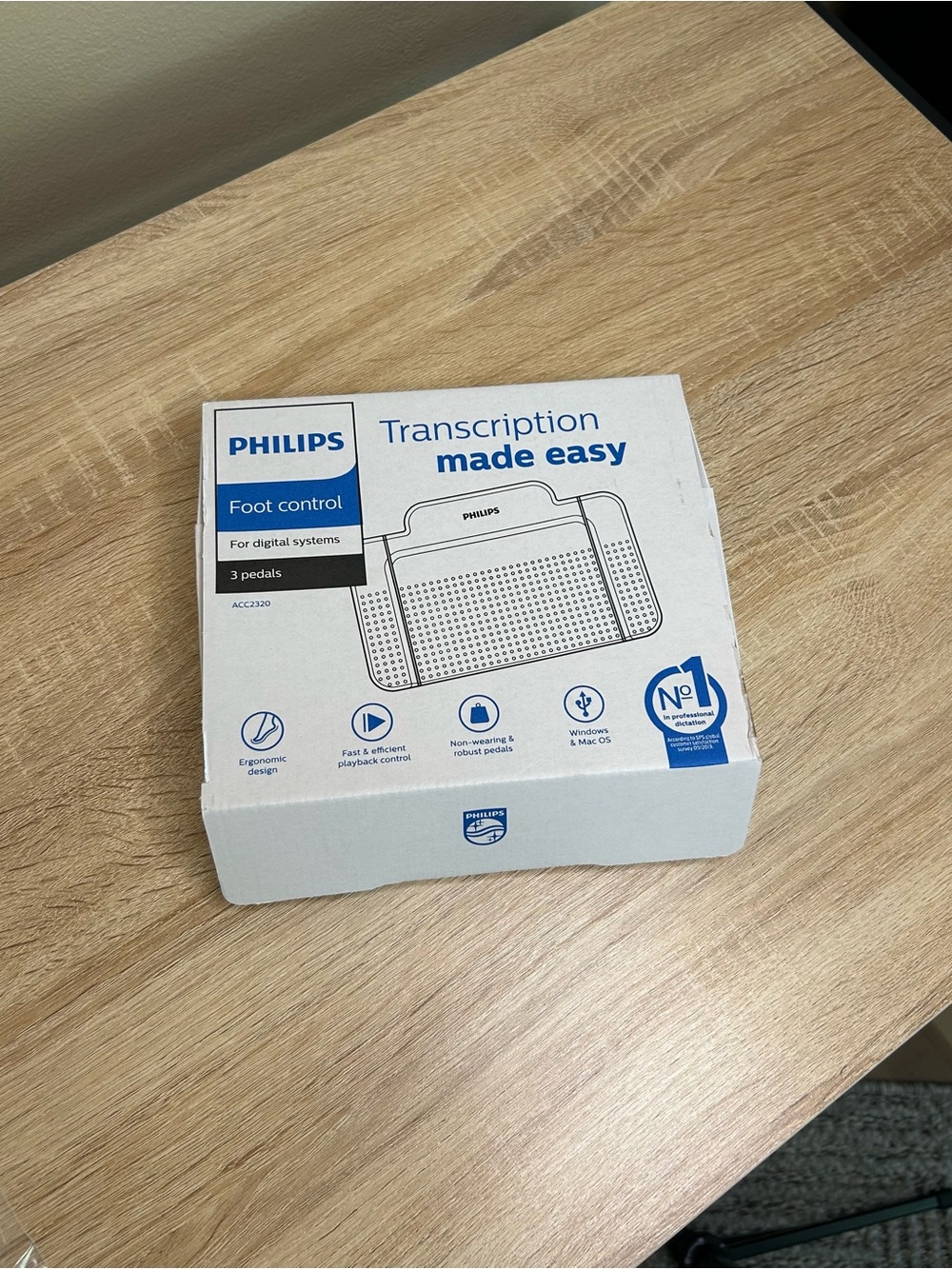 PHILIPS Transcription made easy Foot control pedal